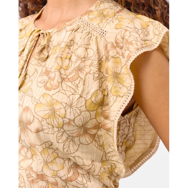 Blusa Mujer Vale Beige Crema