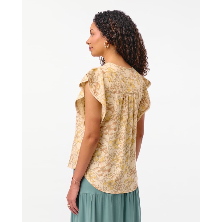 Blusa Mujer Vale Beige Crema