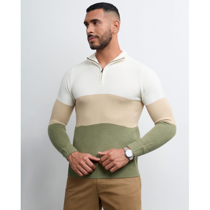 Chompa Hombre Zair Verde Dusty