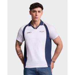 Polo Cuello Camisa Hombre Luque Blanco Optico