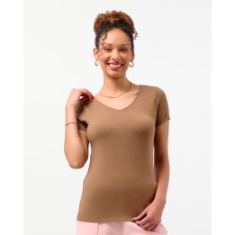 Polo Mujer Dora Core Marron Acon