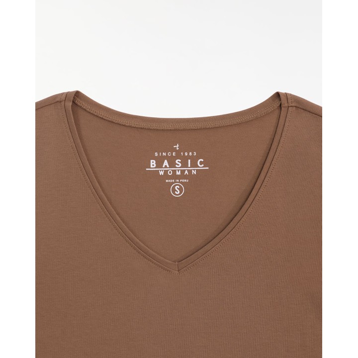 Polo Mujer Dora Core Marron Acon
