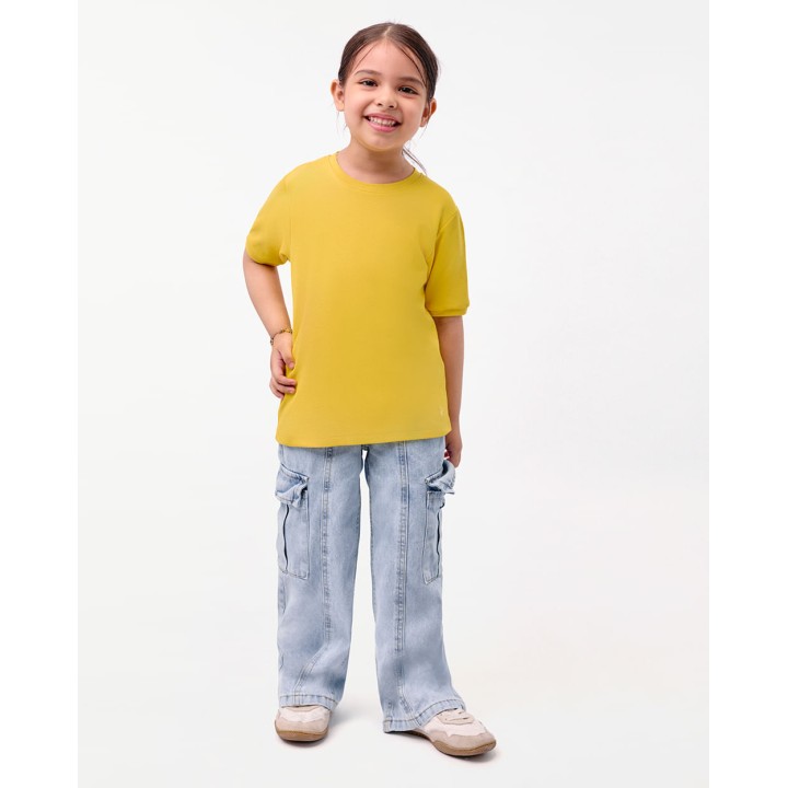 Polo Niña Marcela Mostaza