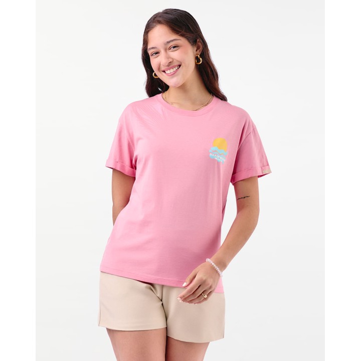 Polo Mujer Polea Rosado Icing