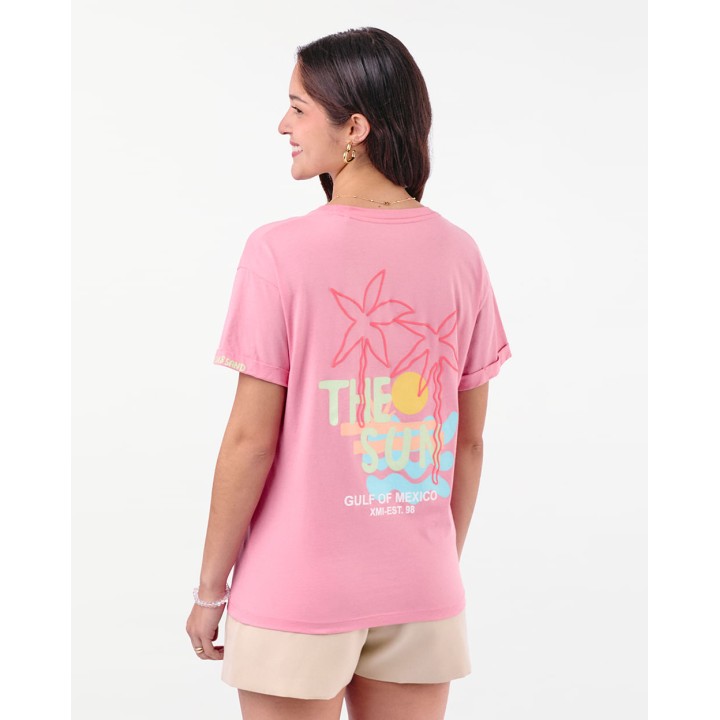 Polo Mujer Polea Rosado Icing