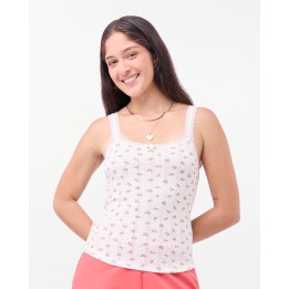 Top Mujer Ayumi Blanco