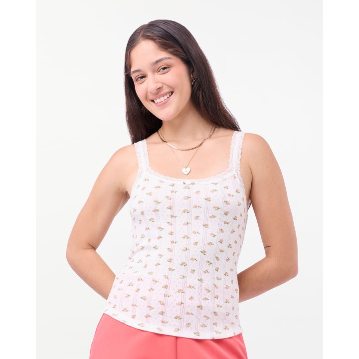 Top Mujer Ayumi Blanco