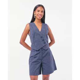 Chaleco Mujer Coralie Azul Campana