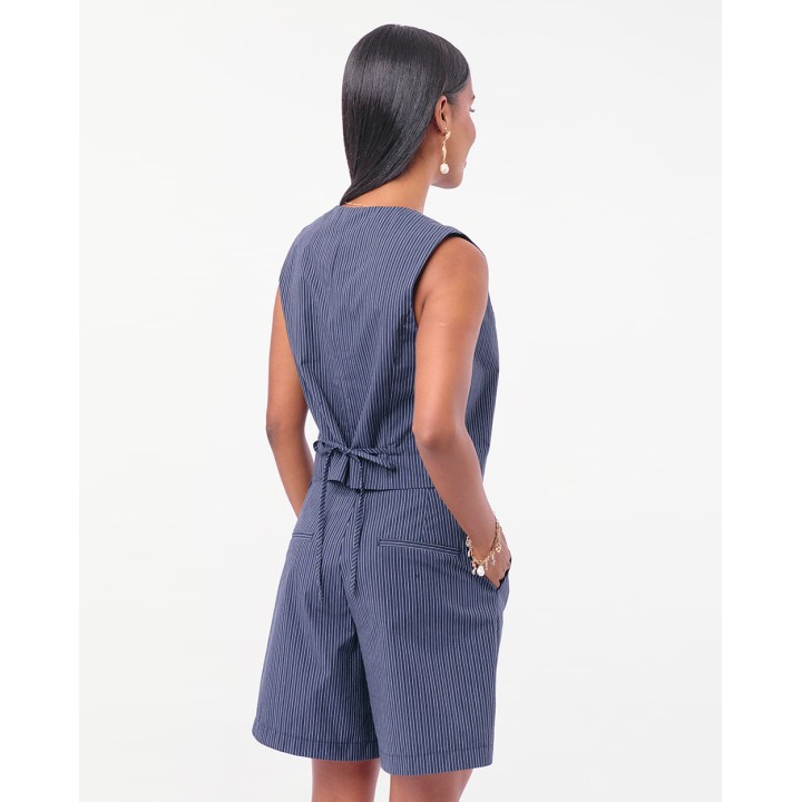 Chaleco Mujer Coralie Azul Campana