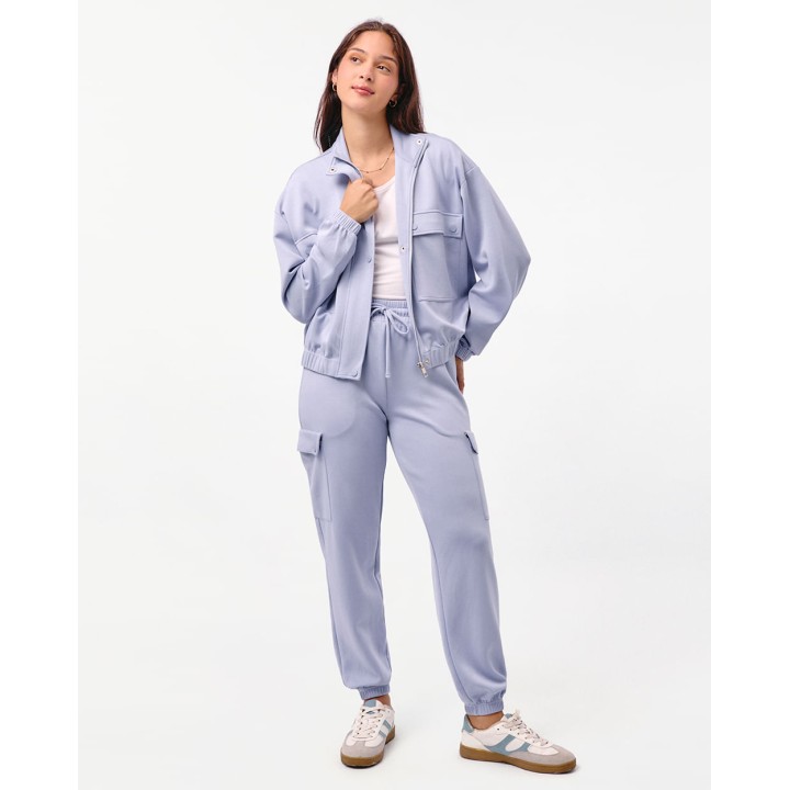 Casaca Mujer Nila Celeste Lavanda