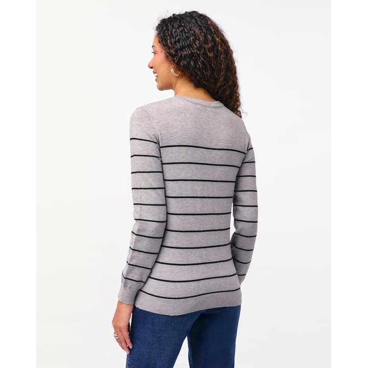 Chompa Mujer Karollis3 Gris Melange