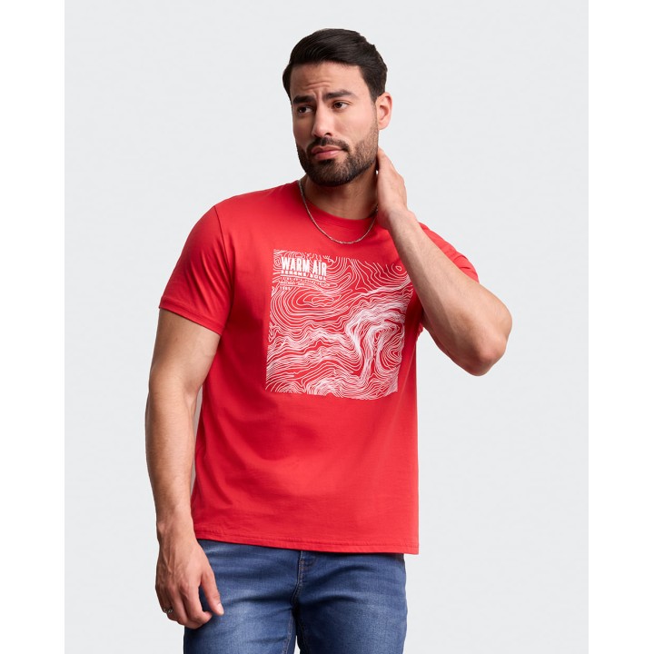 Polo Hombre Ronald Rojo Flama