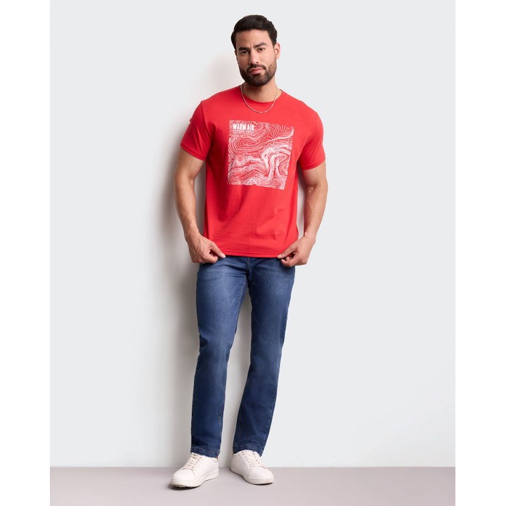 Polo Hombre Ronald Rojo Flama