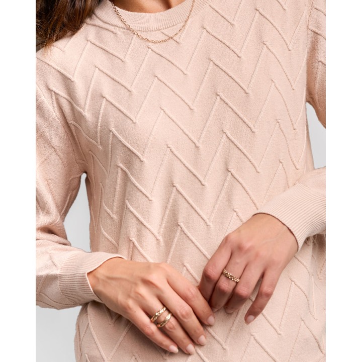 Chompa Mujer Mora 3a Beige Tea