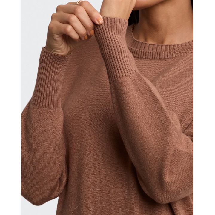 Chompa Mujer Mora 3b Marron Roble
